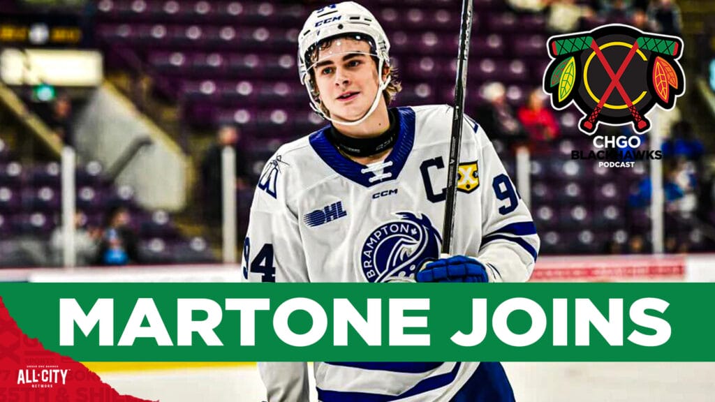 CHGO Blackhawks Podcast: Porter Martone to the Blackhawks? Prospect Makes His Case.