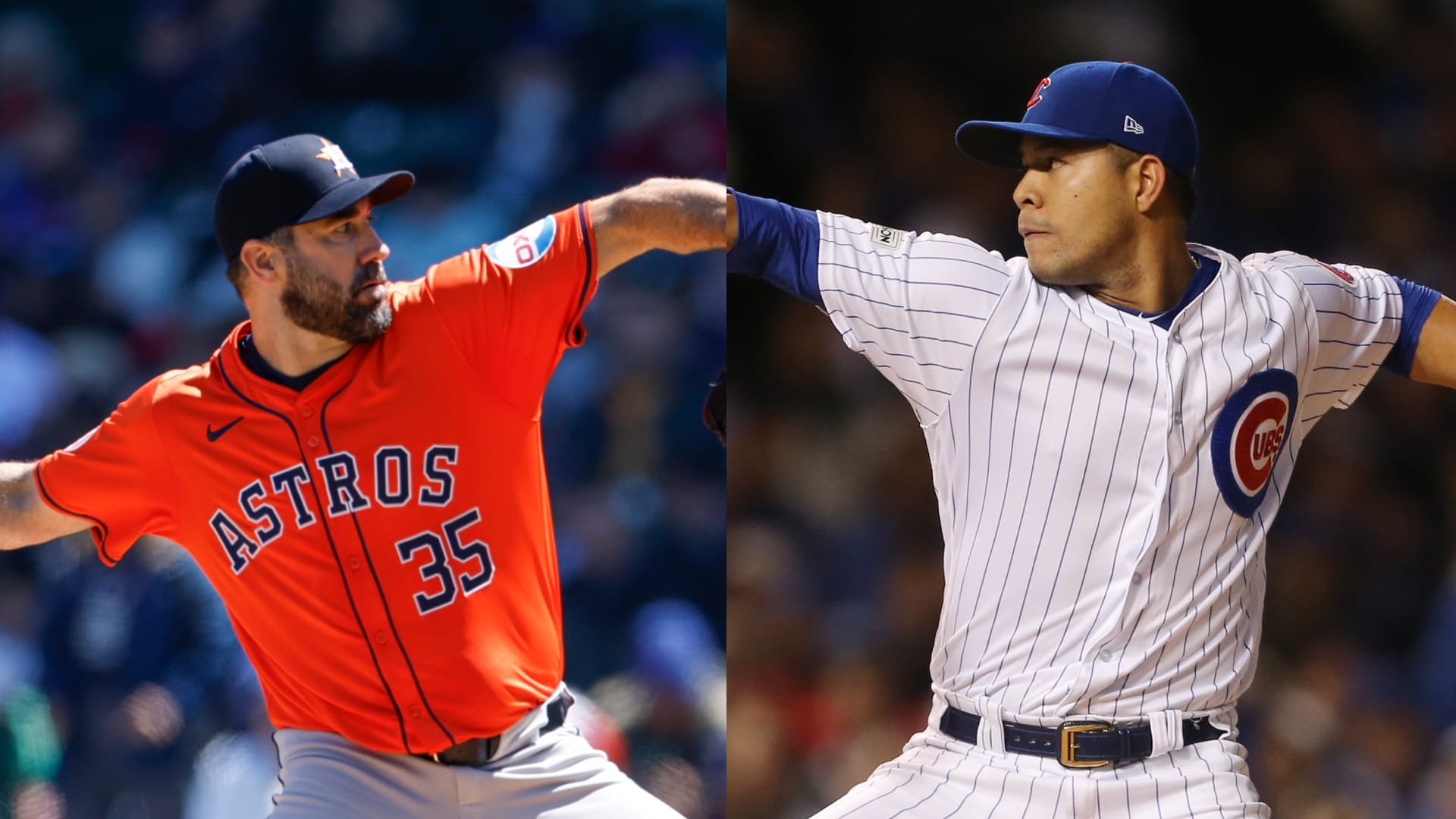 Astros RHP Justin Verlander, Cubs LHP Jose Quintana